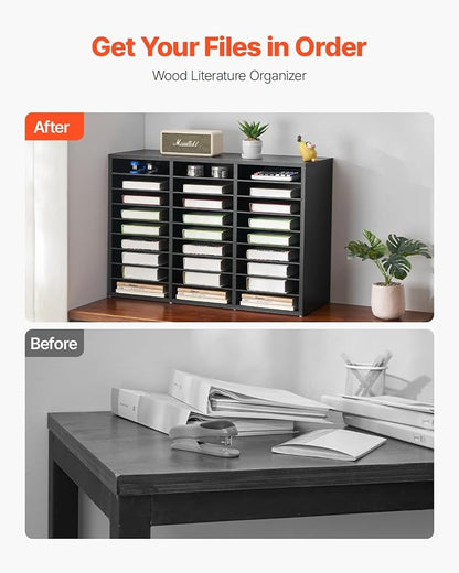 VEVOR Literature Organizer, 27 Compartments Office Mailbox - Image 4