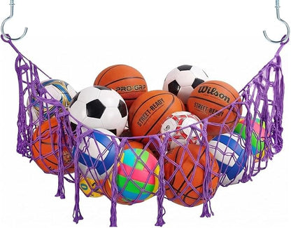 Sports Ball Storage Net, Hanging Basket Organizer Net by JYSILIYH