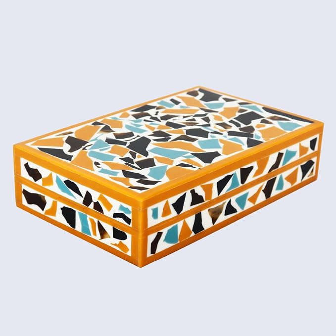 Handicrafts Home Decorative Keepsake Box 8x5 – Small Organizer Box - Image 7