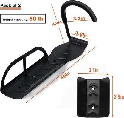 Wallmaster Bike Storage Rack for Garage, Wall Mount Bicycles Hanger - Image 2