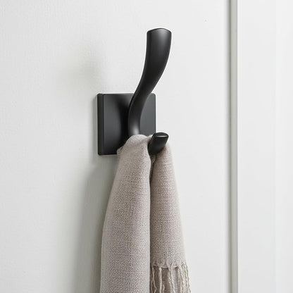 8 Pack Wall Hooks Heavy Duty Towel Robe Coat Hooks - Image 3