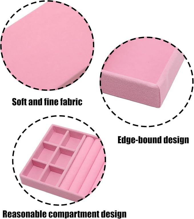 Velvet Jewelry Organizer Tray - Image 3