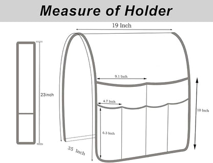 Ntomtuex Sofa Armchair Caddy Remote Control Holder - Image 5
