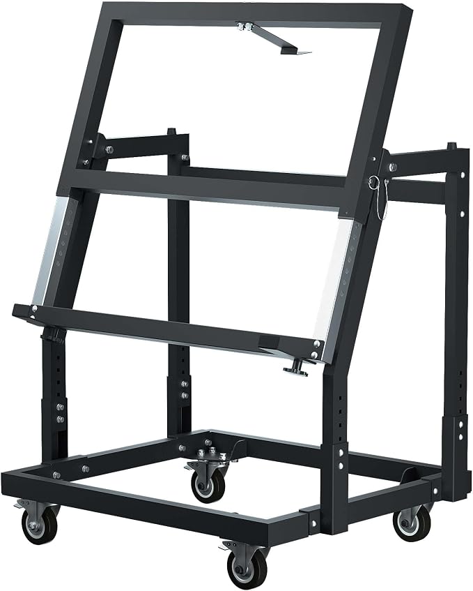 APARECIUM Panel Handler Cart and Shop Stand, Tilting Panel Cart by Aparecium