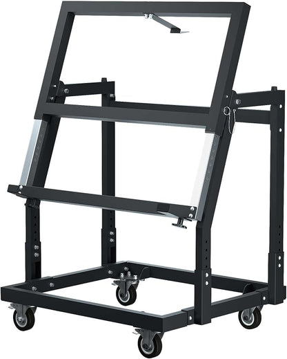 APARECIUM Panel Handler Cart and Shop Stand, Tilting Panel Cart by Aparecium