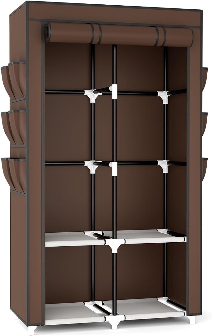 VTRIN Portable Closet Wardrobe for Hanging Clothes - Image 9