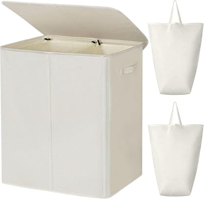 WOWLIVE 140L Double Laundry Hamper by WOWLIVE