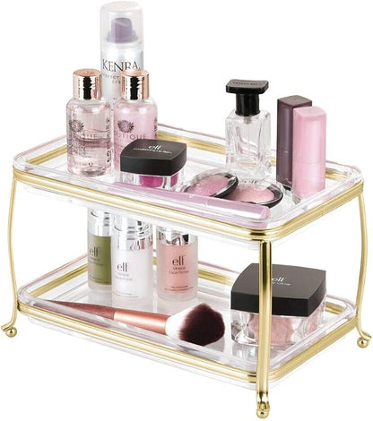 mDesign Decorative Makeup Storage Organizer Vanity Tray - Image 4