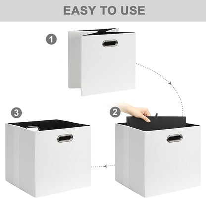 Posprica Fabric Storage Cubes, 13x13 Collapsible Storage Bins - Image 5