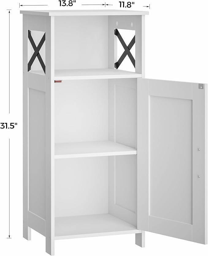 Homhedy Farmhouse Bathroom Storage Cabinet - Image 2