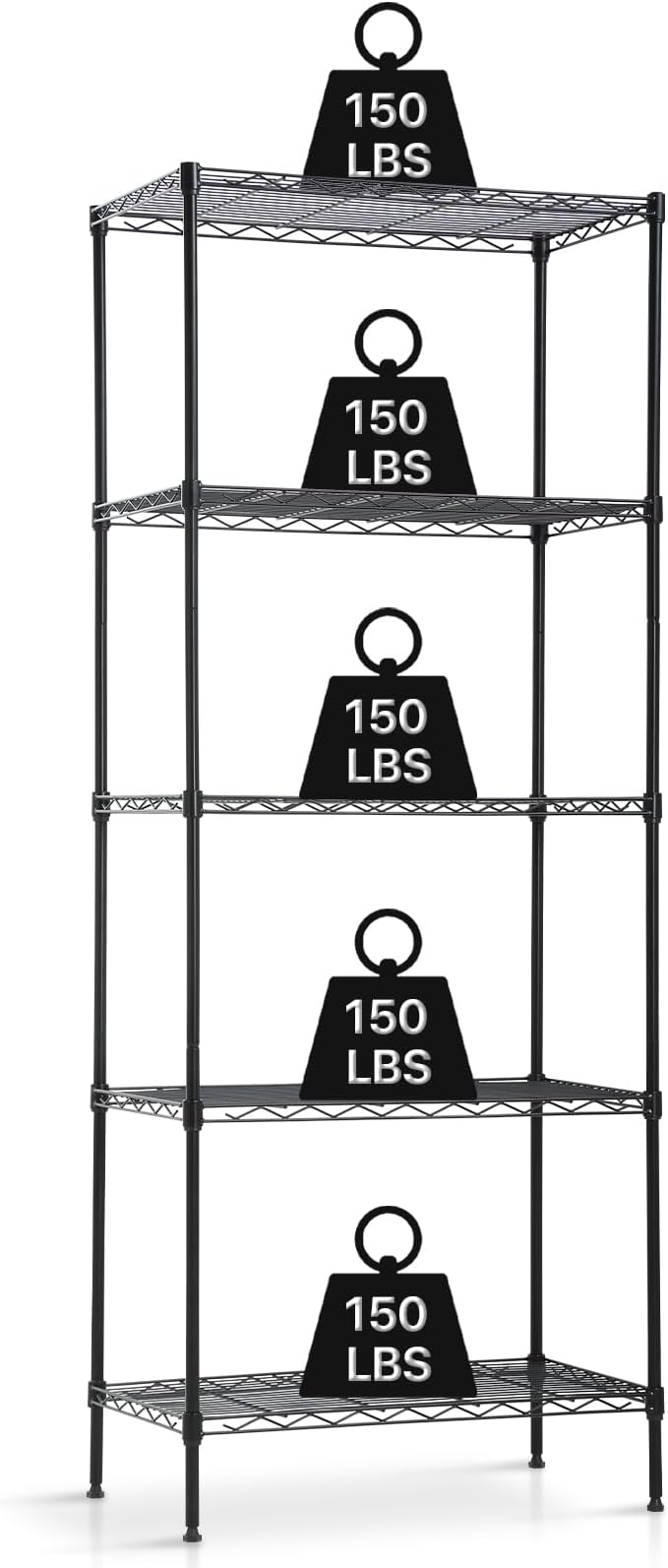 Storage Shelves Heavy Duty Metal Shelving Unit by YRLLENSDAN