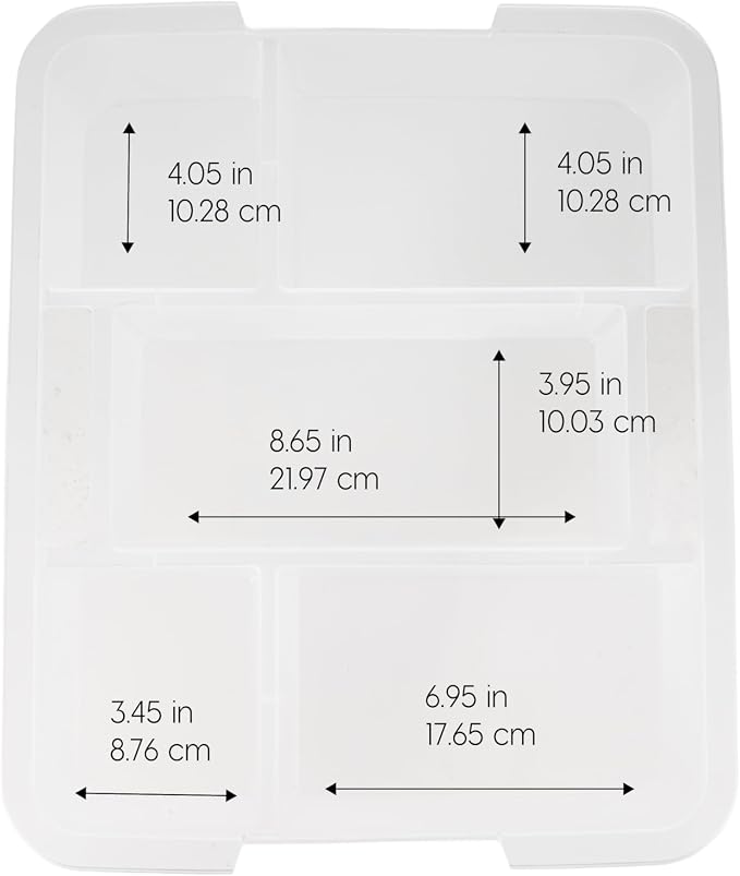 IRIS USA 6-Pack Clip Box with Latching Lids, 18 Quart Craft Storage Bins - Image 5