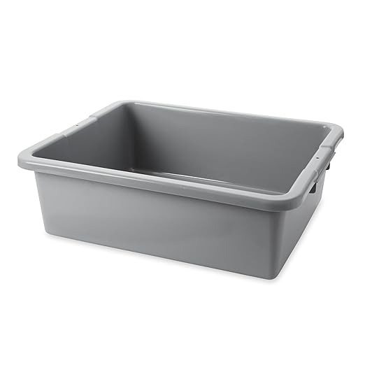 Rubbermaid Commercial Products Standard Bus/Utility Box, Heavy Duty Plastic by RubbermaidCommercialProducts