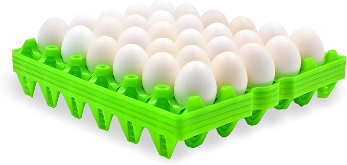 4-Pack Plastic Egg Tray Egg Crate, 30-Egg Flats by Unknown