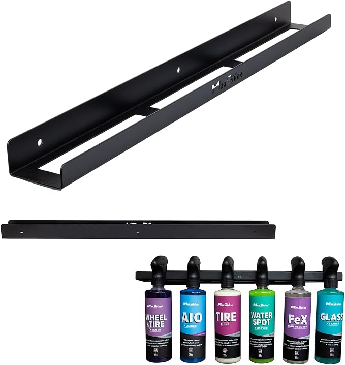 Maxshine Universal Trigger Bottle Holder H03D | Wall-Mount Organizer Holds 6 by Maxshine