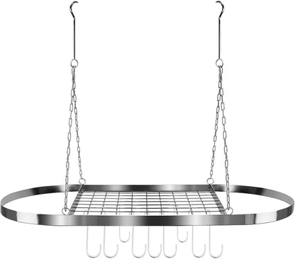 Sorbus® Pot and Pan Rack for Ceiling - Image 8