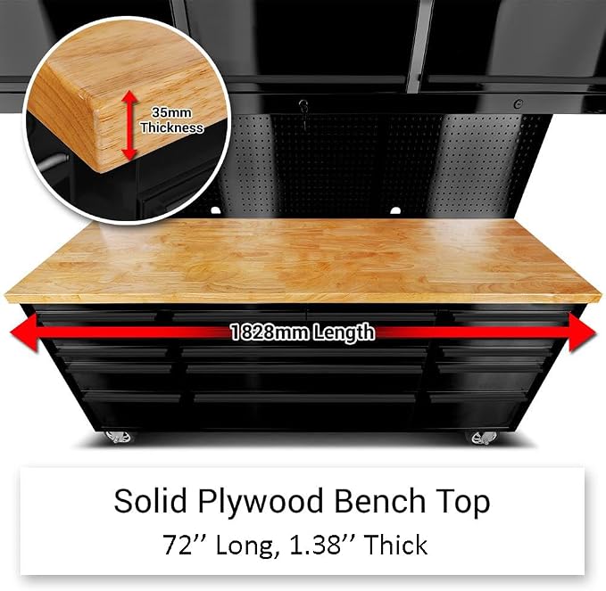 2 Pack - 72" Rolling Tool Chest - Image 3