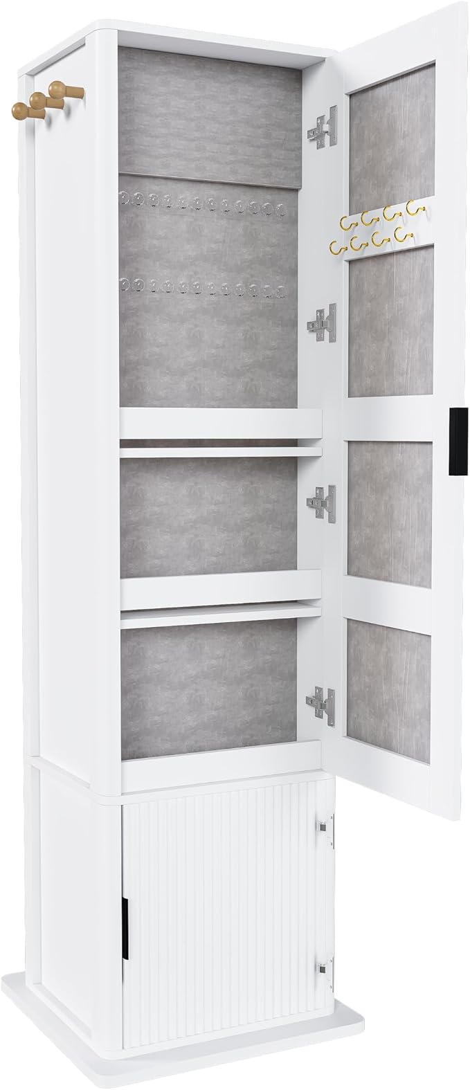 360° Rotating Makeup Storage Cabinet - Image 9