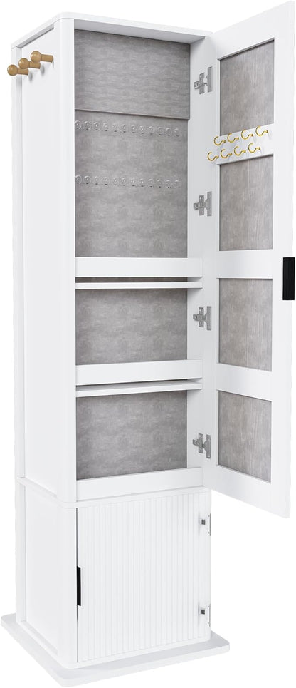 360° Rotating Makeup Storage Cabinet - Image 9