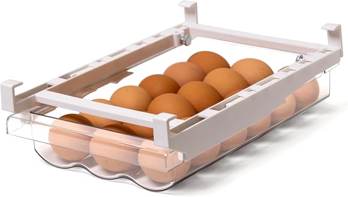BINO | Pull-out Egg Holder Organizer | THE HANGER COLLECTION | Fridge Egg by BINO