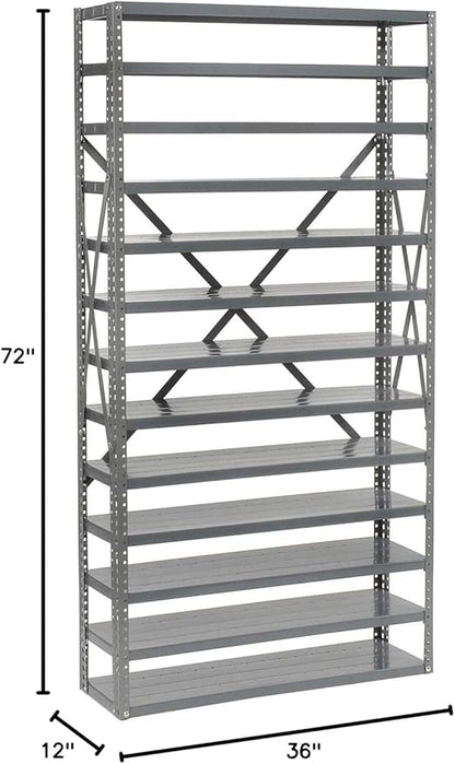 Global Industrial 13 Shelf Steel Shelving - Image 2