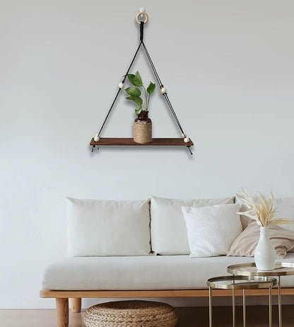Artilady 2 Pack Wooden Wall Hanging Shelves - Image 3