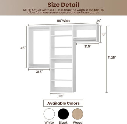 ROOMTEC Modular Closet System, Modern Wooden Tower - Image 2
