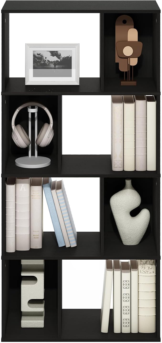 Furinno DALY Book Shelf, 8-Cube Bookshelf, Cube Storage Organizer Bookcase - Image 5