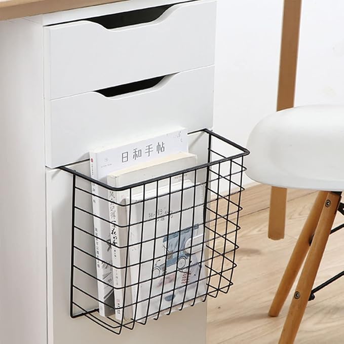 Under Shelf Storage Basket, Hanging Shelf Basket Slides Under Shelves - Image 3