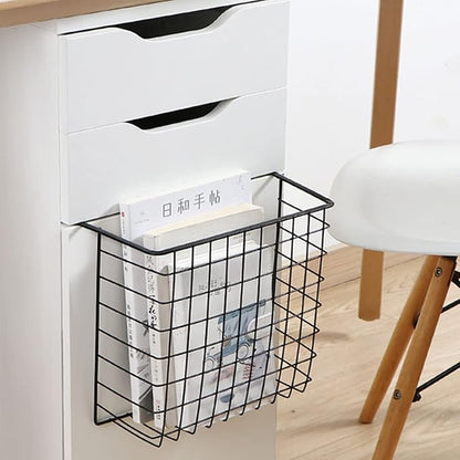 Under Shelf Storage Basket, Hanging Shelf Basket Slides Under Shelves - Image 3