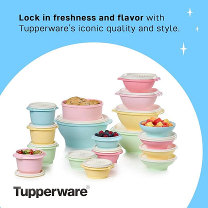 Tupperware Heritage Collection 36 Piece Food Storage Container Set in Vintage - Image 6