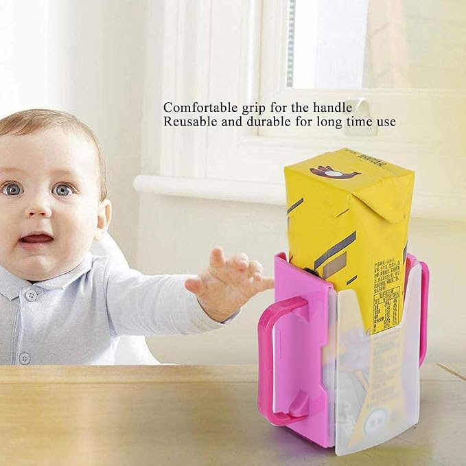 Adjustable Bottle Cup Holder Spill-Proof Milk Box Drinking Bottle Cup Holder - Image 3