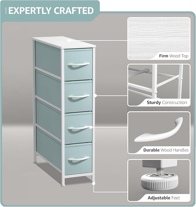 Sorbus Kids Narrow Dresser - Image 4