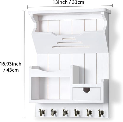 DOPACE Key Holder for Wall, Mail and Key Holder, Mail Organizer Wall Mount - Image 3