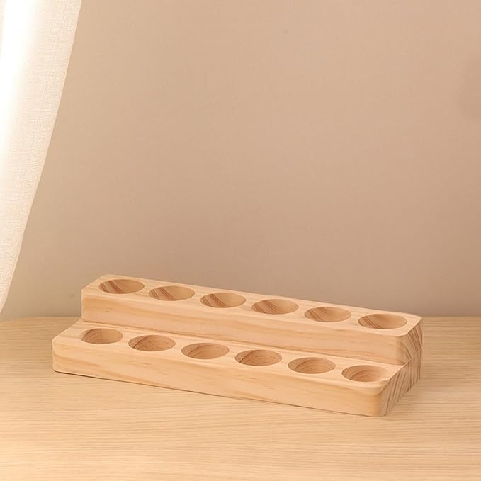 Essential Oil Display Stand Solid Wood Essential Oil Holder - Image 4