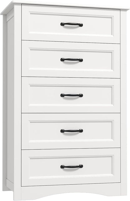 Gizoon 5 Drawer Dresser, 43.3" Large Capacity Storage Cabinet - Image 4