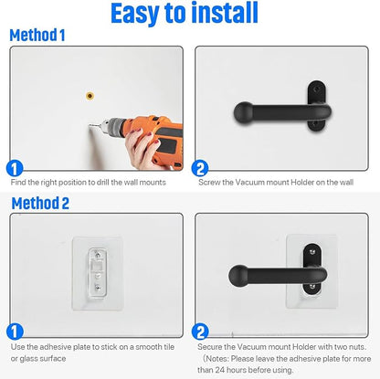 2 Pack Vacuum Wall Mount Holder, Durable Vacuum Wall Mount, Compatible - Image 3