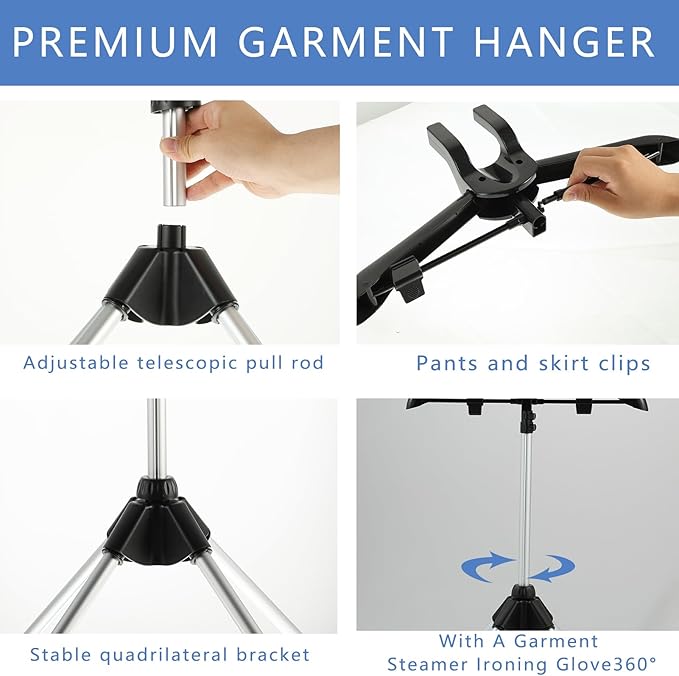 Garment Steamer Rack & Garment Ironing Glove - Image 5