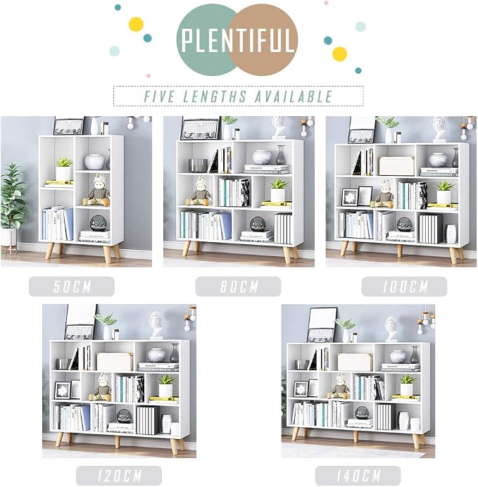 IOTXY Wooden Open Shelf Bookcase - Image 7