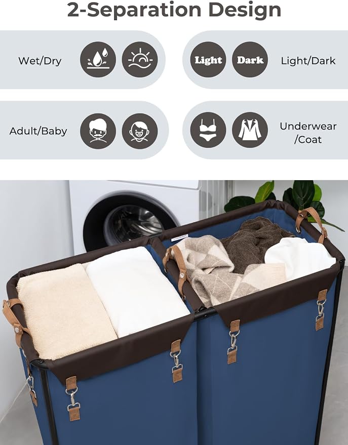 StorageWorks 390L Extra Large Lanudry Hamper - Image 4