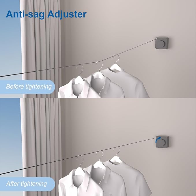 Suntree Retractable Clothesline in Grey - Image 5