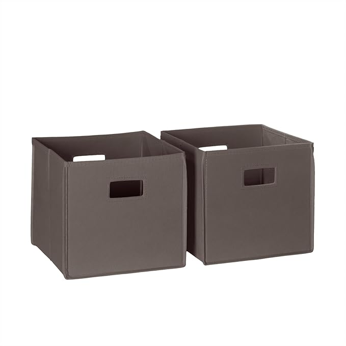 RiverRidge Kids 2pc Fabric Collapsible Storage Cube Organizers by RiverRidgeHome