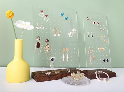 GemeShou walnut earring display - Image 2