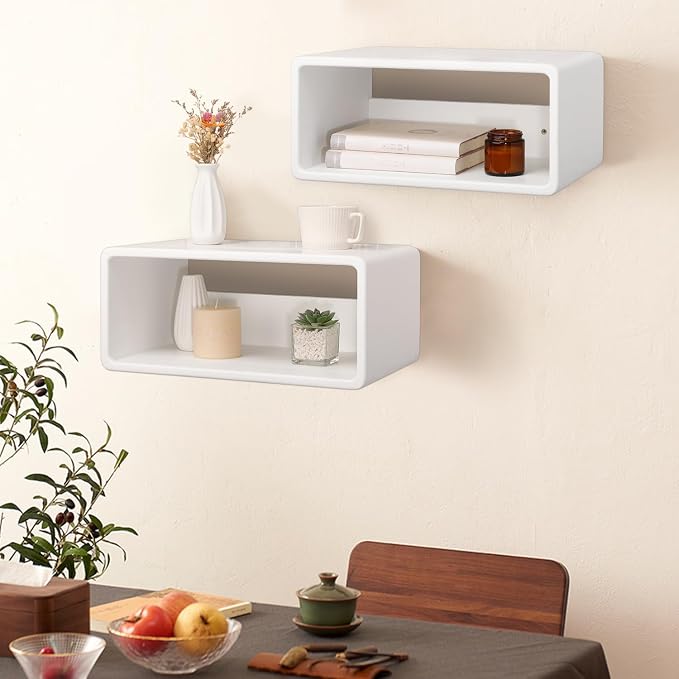 Floating Nightstand Wooden, Bedside Table, Nightstand Shelf, Wall Mounted - Image 7