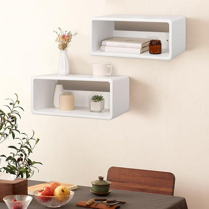 Floating Nightstand Wooden, Bedside Table, Nightstand Shelf, Wall Mounted - Image 7