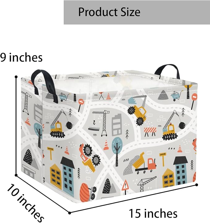 Rectangular Baby Kids Storage Basket - Image 6