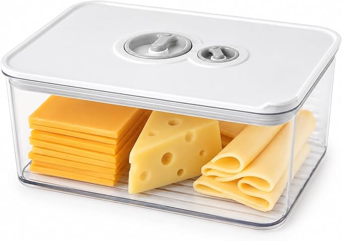 Cheese Container for Refrigerator, Cream Cheeses Storage Box, Cheese Keeper by Unknown