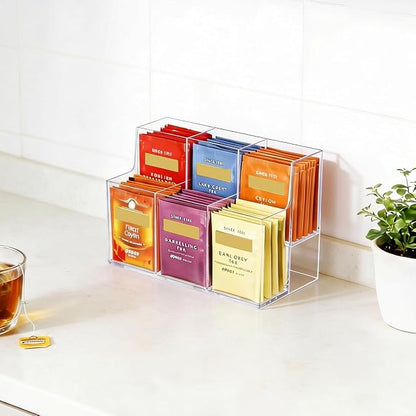 AIEVE Drink Packet Organizer, 2-Tier Water Flavor Packet Holder - Image 6