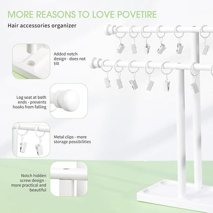 POVETIRE Headband Holder Stand Storage - Image 3