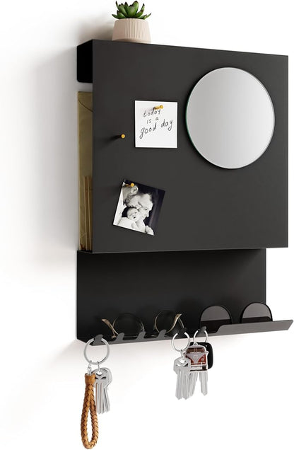 Key Holder Wall Mount and Mail Organizer by PeachyModern
